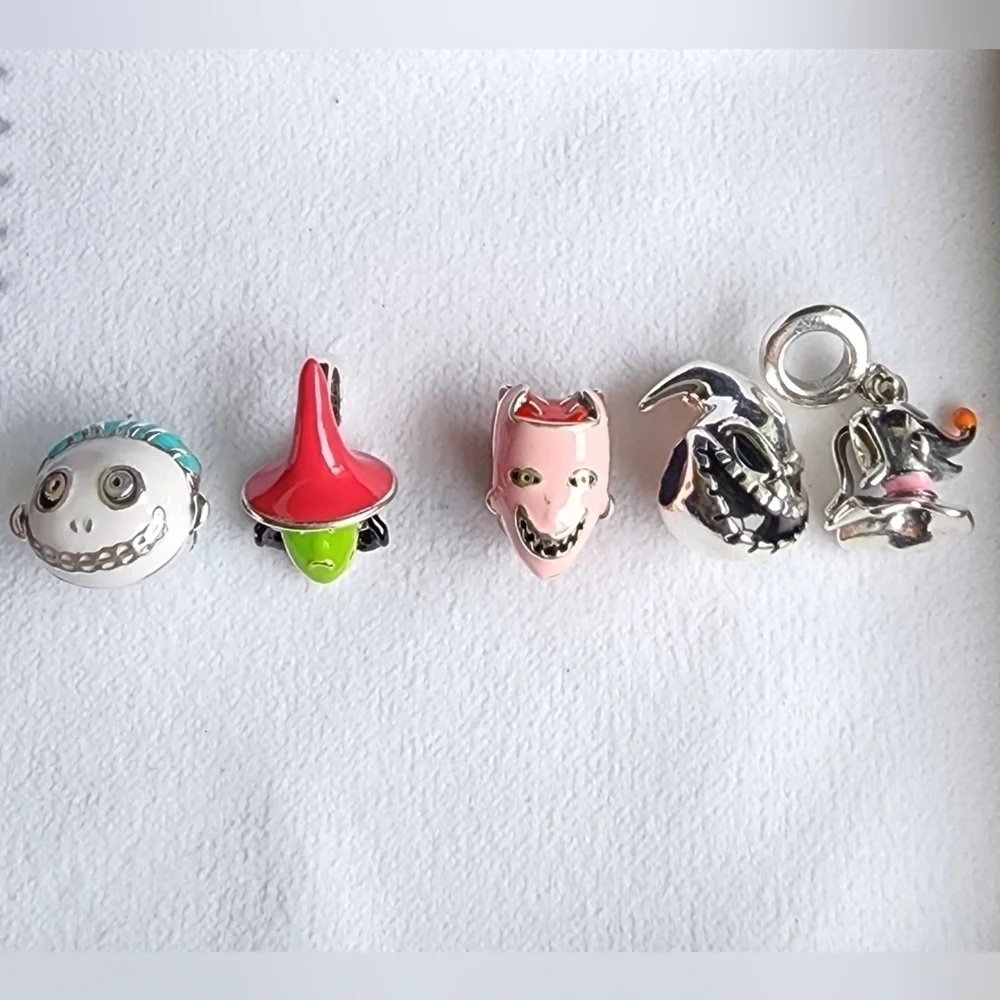 New Disney the Nightmare Before Christmas sterling silver charm set for Pandora
